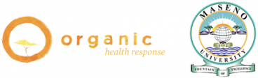 Logos for the Organic Health Response and Museno University