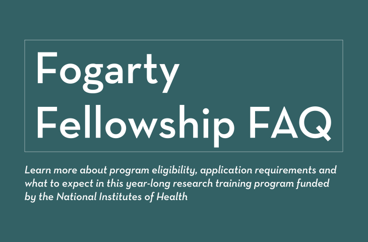 Fogarty Fellowship Frequently Asked Questions